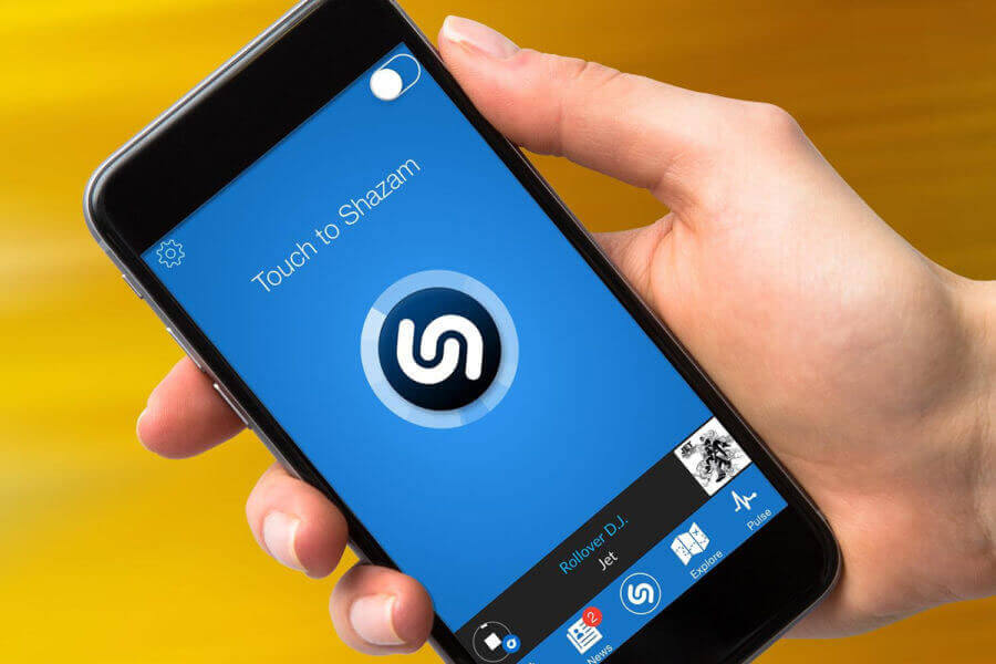 Tìm lời bài hát qua ứng dụng Shazam