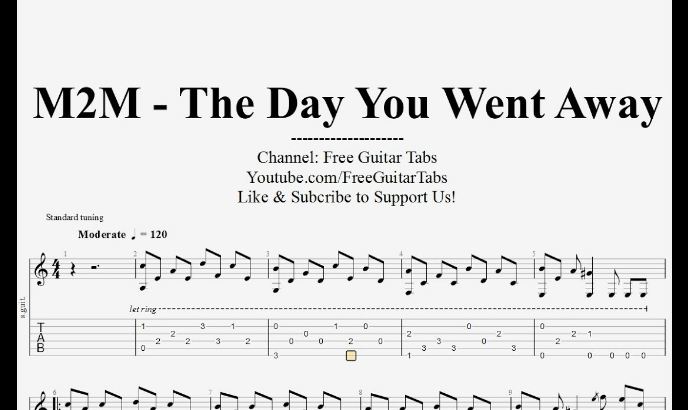 Học tiếng anh qua lời bài hát với The day you went away