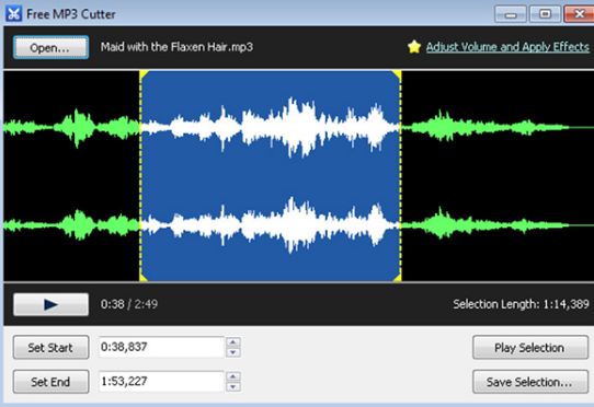 free mp3 cutter - phần mềm cắt ghép nhạc miễn phí