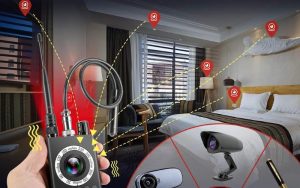 sử dụng thiết bị dò sóng RF phát hiện camera